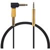 Yizhet Cavo Aux di Ricambio Compatibile con Cuffie Bose QC35 QC25 QuietComfort 25 35 Soundlink SoundTrue OE2 OE2i e Bose 700 AKG Y40 Y50 Y45 Jack 3,5mm a 2,5mm Cavo Audio con Microfono e Telecomando
