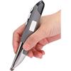 Dilwe1 Penna Wireless Regolabile 800/1200/1600 DPI, Mouse USB Leggero per Laptop Tablet Smartphone, Ergonomico PenType per 7/8/XP/2000/Android/OS X (Argento)