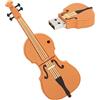 Tissting Chiavetta USB a Forma di Violino da 32 GB, Unità Flash Portatile per Archiviazione Dati Esterna per Gli Amanti della Musica, Musicisti