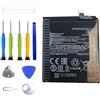 ERYNK BM4R Batteria di ricambio per Xiaomi Mi 10 Lite 5G M2002J9G, M2002J9S, XIG01 con kit di attrezzi