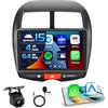 Inefala 4+64G Autoradio per Peugeot 4008/Citroen C4/Mitsubishi ASX 1 Android 15 mit 10'' In-Cell Schermo Soporta Wireless Carplay und Android Auto Mirror Link Radio FM/RDS GPS WIFI Bluetooth SWC