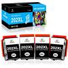 LeciRoba 202xl per cartuccia epson 202 e cartuccia epson 202xl,per Epson Expression Premium XP-6100 XP-6105 XP-6005 XP-6000 stampante (4 pacchetti)