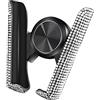 Riloer Supporto per telefono da auto Strass, supporto per navigazione, supporto per cellulare a scatto a forma di V