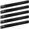 Tecmojo Pannello vuoto 1U, piastra di montaggio su rack per server rack da 19, rack di rete, involucri e armadi, nero (confezione da 5)