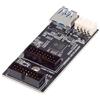 NFHK Singolo 19/20Pin Header a USB 3.0 19/20Pin Dual Ports Femmina Tipo PCBA Adattatore Splitter HUB 5Gbps