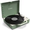 Victrola, Giradischi Re-Spin, Audio Di Qualità, Bluetooth, Design Eco-Sostenibile E Moderno, Tecnologia Vinyl Stream, Verde