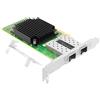 Euqvos per Mellanox ConnectX5 Su 25Gb Adattatore di rete Ethernet, Confrontare con MCX512A-ACAT, Dual SFP28 Porte PCIe 3.0X8, RDMA, Nic 25 Gigabit per Windows/Windows Server/Linux
