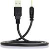 Cablecc 18AWG 0.75mm * 2 USB 2.0 A Tipo maschio a CC 2.50mm 2.35mm 0.7mm Cavo di alimentazione 5V 100cm