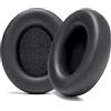WC PadZ Studio Pro - Cuscinetti extra spessi per Beats Studio PRO realizzati da Wicked Cushions | Pelle PU migliorata, apertura per le orecchie più grande, schiuma migliorata | Black