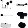 THOKWOK TK-X4/TK-X4SC - Cuffie Bluetooth per moto, con connettore di tipo C, microfono ad asta e microfono a pulsante e altri accessori