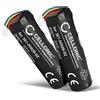 CELLONIC 2x Batteria per Collari Animali Domestici Compatibile con Garmin Alpha 100, TT15, T5 GPS, 361-00029-02 - (2600mAh, 3.7V)