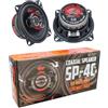SP Audio 2 SP-4C altoparlanti diffusori coassiali a 2 vie, 4 10 cm 100 mm, 60 watt rms 120 watt max, impedenza 4 ohm, sensibilità 84 db, portiere, sportelli, auto, a coppia
