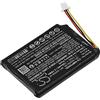 TECHTEK Batteria 750mAh compatibile con [Garmin] 010-11925-10, Drive 60, Drive 61, Pro 550 dog training, Pro 550 Receiver, Trashbreaker, 70 dog training, 70 Receiver, Trash FBA