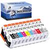DOUBLE D DOUBEL D PGI-72 - Cartucce d'inchiostro per Canon PGI-72 PGI72, 72 inchiostri, adatte per stampanti Canon Pixma Pro-10, Pro-10s, Pro10, Pro10, Pro10s, 72 cartucce, PBK MBK C M Y PC PM R GY CO)
