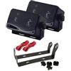 GK SOUND KIT SET PER PYRAMID 2022SX 2 casse black bass reflex da 15 cm a 3 vie da 200 watt rms e 400 watt max a coppia per interni auto camper casa locali commerciali pub bar hotel, a coppia + staffe omaggio