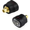okcsc Cavo da 0,75 mm a 2 pin a MMCX maschio, adattatore per cavo da 0,75 a 2 pin collegato con SHURE SE215 SE315 SE425 SE535 SE535LTD SE846 per FiiO FH1 F9 F9PRO FH5 Audio MMCX convertitore nero