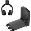 Daleweo Supporto Per Cuffie da Parete, Supporto Cuffie Gaming, Pieghevole, Salvaspazio, Autoadesivo, Regolabile