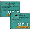 Uwayor Batteria C4 MT-F 2 batterie per AVM Fritz!Fon C5 / C4 / M2 / MT-F/Motorola MOTOFONE F3 / EM325 / M325 / EM25 Sostituisce 312BAT006, 312BAT016 2Facile installazione