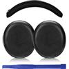 Aiivioll Evolve2 65 - Cuscinetti auricolari di ricambio e poggiatesta compatibili con Evolve2 65 (65MS 65UC USB)/Evolve2 40 (40UC 40MS USB)/Elite 45h SoundTrue SoundLink Around-Ear (nero)