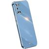 RankOne La Custodia del Telefono è Adatta per Samsung Galaxy A31 (6.4 Inches), Case per Cellulare in Silicone con Telaio Galvanico - Blu navy