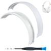 SOPROM Fascia di ricambio compatibile con cuffie Beats Studio 2 & Studio 3 Wired &Wireless Headphones(Studio 3-Bianco)