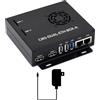 Waveshare Gigabit / 2.5G Dual Ethernet Base Board with Metal Case For Raspberry Pi CM5. Dual RJ45 Ethernet Ports, Supports Dual 4K Display Outputs And Dual MIPI Interfaces, Onboard 40Pin GPIO Header