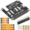 Waveshare 2-Ch PCIe FFC Adapter Board For Raspberry Pi 5, Expands The PCIe Interface Of The Pi 5 To 2-Ch PCIe FFC Connectors, Supports Stacking Multiple PCIe HATs, Raspberry Pi 5 PCIe HAT