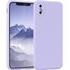 EAZY CASE - Custodia in silicone per iPhone XS Max Custodia morbida protettiva con protezione della fotocamera Protezione sottile Premium Cover TPU Telefono Bumper in Lavanda