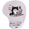 XRVRILE Tappetino Mouse Ergonomico con Cuscinetto in Gel, Tappetino Mouse Poggiapolsi Poggia Polsi per Mouse per Computer e Laptop, Gadget per l'ufficio Domestico Mouse Pad