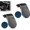 TogtherKings 2 Pezzi Supporto per Bocchetta'aria Magnetico per OOONO CO-Driver NO1/NO2, Supporto Magnetico Per Prese D'Aria Per Auto, Supporto Per Tachimetro, Supporto Per Cellulare Da Auto(Nero)