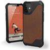 Urban Armor Gear Custodia Antiurto Metropolis Lt Iphone 12 Mini, Leather Marrone