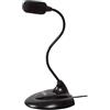 BIGtec Micro microfono, PC, computer, laptop, smartphone, tablet, microfono, microfono, supporto, microfono, microfono, microfono, microfono, tavolo, ufficio, ufficio, studio, giochi, VoIP da 3,5 mm,