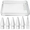 SIXFU Punta per Punte Apple Pencil, Multiple Metallo Durevole Punta Punte Apple Pencil Pro/Per Apple Pencil 1 Generazione/Apple Pencil 2 / Apple Pencil usb c(6 Pezzi)