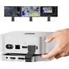 Minisopuru MINI4MAX - Dock per Mac Mini M4 con HDMI 4K a 60 Hz, 4K a 144 Hz DP, 8 TB M.2 NVMe SSD Enclosure, hub USB C Mac mini dock e supporto per Mac Mini M4/M4 Pro (slot TF/SD, 3