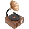 Fockety Altoparlante Bluetooth Portatile, Altoparlante per Grammofono Ruotabile Vintage Giradischi Altoparlante Stereo del Lettore Musicale USB per Casa, Ufficio, Albergo, Centri