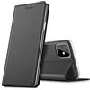 Verco case per Apple iPhone 11 Cover, Custodia a Libro Pelle PU per iPhone 11 Booklet Protettiva [magnetica integrata], Nero