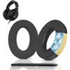 HAIZEEN Cuscinetti Auricolari Compatibili con Sennheiser HD620S HD 620S HD620 S HD558 Cuffie (Nero) Cuscinetti Auricolari di Ricambio (Gel Rinfrescante/Tessuto di Seta)