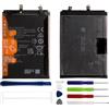 Duotipa Batteria sostitutiva 4700 mAh HB506390EFW compatibile con Honor 60 Pro /70/80 Pro /80 GT con kit di strumenti di riparazione