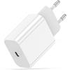 RS Caricatore USB C 25W Ricarica Rapida PD 3.0, Caricatore iPhone e Spina Compatibile con iPhone 16/15/14/13/12/11 Pro Max, SE, iPad, AirPods, Samsung Galaxy e dispositivi con cavo di tipo C