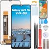 YHX-OU 6.6'' Nero LCD Display per Samsung Galaxy A23 5G SM-A236B SM-A236B/DS SM-A236B/DSN SM-A236E SM-A236U Schermo Touch Screen Digitizer Assemblea E Strumenti di Installazione+ Vetro Temperato