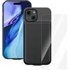 Giabuao Custodia Batteria per iPhone 15(6.1),8500mAh 15W Ultra Sottile Cover Batteria Ricaricabile Caricabatterie Power Bank per iPhone 15