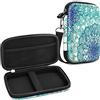 FINTIE Borsa per HP Sprocket PLUS/Fujifilm Instax Mini Link Stampante Fotografica Istantanea Portatile, Protettiva Custodia Case con Tasca Interna & Cinghia Rimovibile, Emerald Illusions