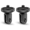 Vkesen Supporto per treppiede in alluminio da 1/4 pollici, adattatore per fotocamera Insta360 X5/X4/X3/ONE X2/ONE X, Sony, SJCAM, SJ4000, Xiaomi, Xiaoyi e altre fotocamere d'azione
