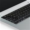 Lacerto® | 15 x 15 mm - Adesivi francesi per tastiere Mac, con laminato protettivo opaco | Autocollants Clavier français Pour MAC | French Stickers AZERTY for MAC Keyboard | Nero