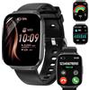 CILIENG Smartwatch con Chiamate Bluetooth, Smartwatch con display 1,83 HD, Autonomia 18 giorni, Monitoraggio Frequenza Cardiaca e SpO2, IP67 Resistenza, 110+ modalità Fitness(Nero)