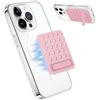 KOEMCY Supporto Telefono Cellulare Ventosa Silicone Rimovibile Adesivo Cavalletto Regolabile Compatibile Smartphone Universale