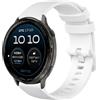 GIOPUEY Cinturini Compatibile con Garmin D2 Air X15, Morbido Silicone Cinturino [Resistente all'Usura] [Traspirante] - White
