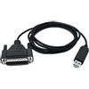 System-S DB25 Cavo 180cm RS232 IEEE 1248 maschio a USB 2.0 tipo A maschio