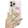 elago Smartphone Cinturino Elastico Compatibile con Tutti Cover di Cellulare, Doppia Faccia Design Loop, Adesivi Inclusi, Grip Holder Sicuro per iPhone, Android (Elastico Verde & Gelato alla Fragola)