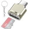 leizhan Lettore di schede TF, Lettore di Schede USB-C a TF, Adattatore per Lettore di Schede di Memoria TF di Tipo C OTG per PC, Notebook, MacBook Air Pro, Galaxy, Huawei, Tablette